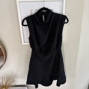 Elegant Black Sleeveless Dress